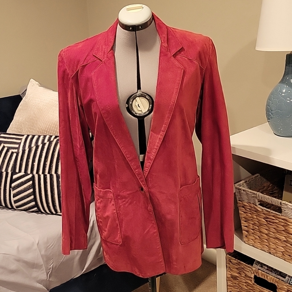 EUC suede blazer